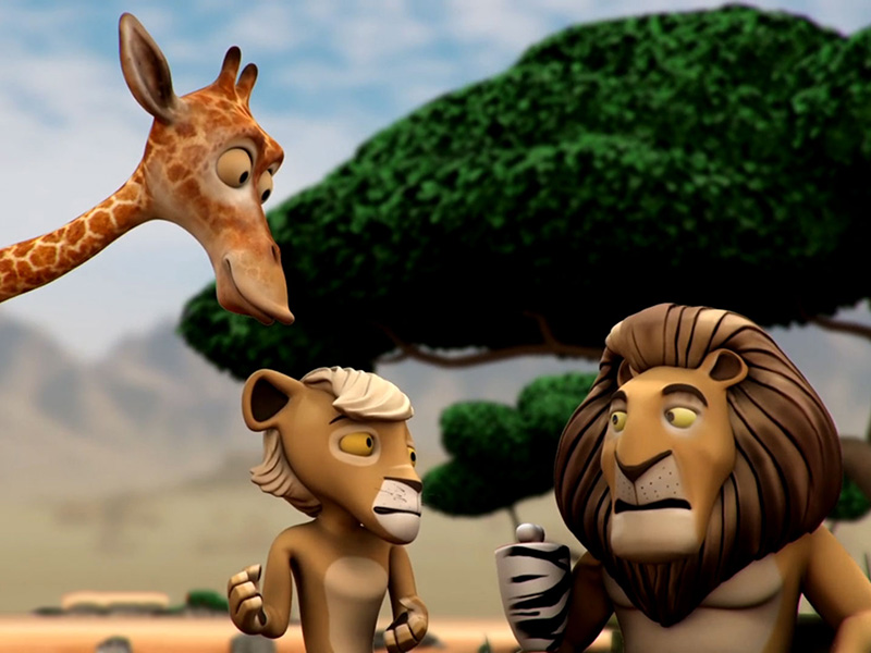 Vegetarian lion