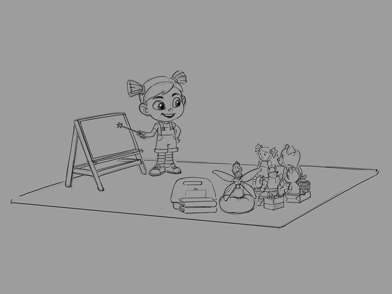 Tilly teaching concept artwork
