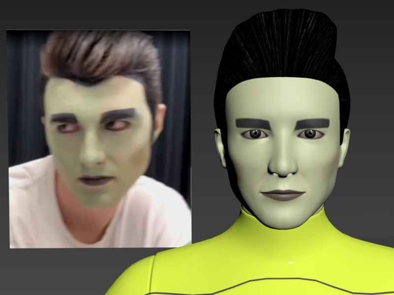 Mannequin face model